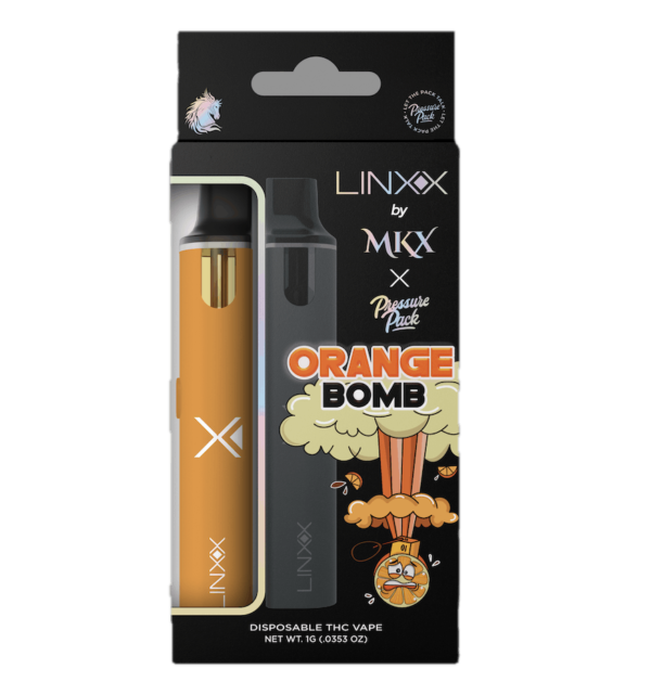 LINXX by MKX & Pressure Pack: 1g Disposable Vape - Orange Bomb